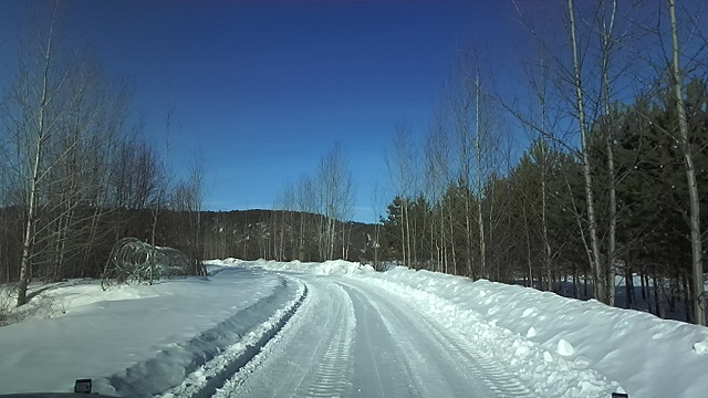 Snow road