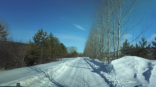 Snow road